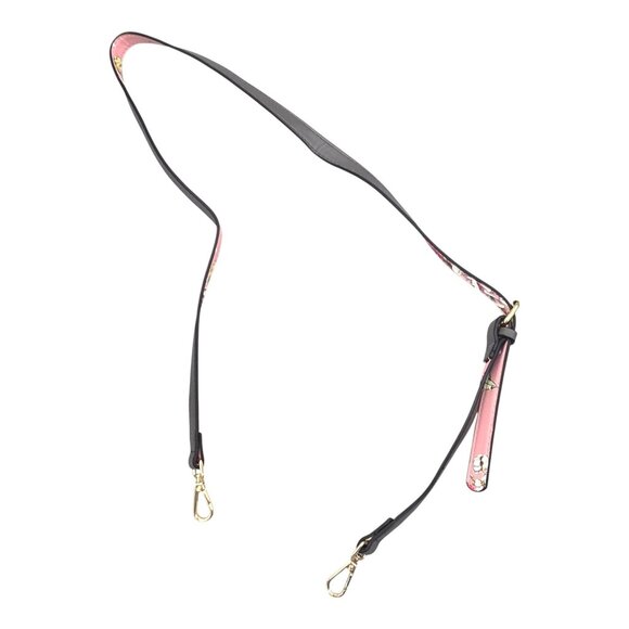 Betsey Johnson Y2K Gray Heart Embossed Handbag Pink Floral Scarf Crossbody Strap - Picture 15 of 16